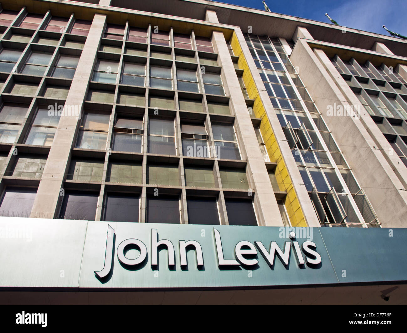 Facade of John Lewis, Oxford Street, West End, London, England, United