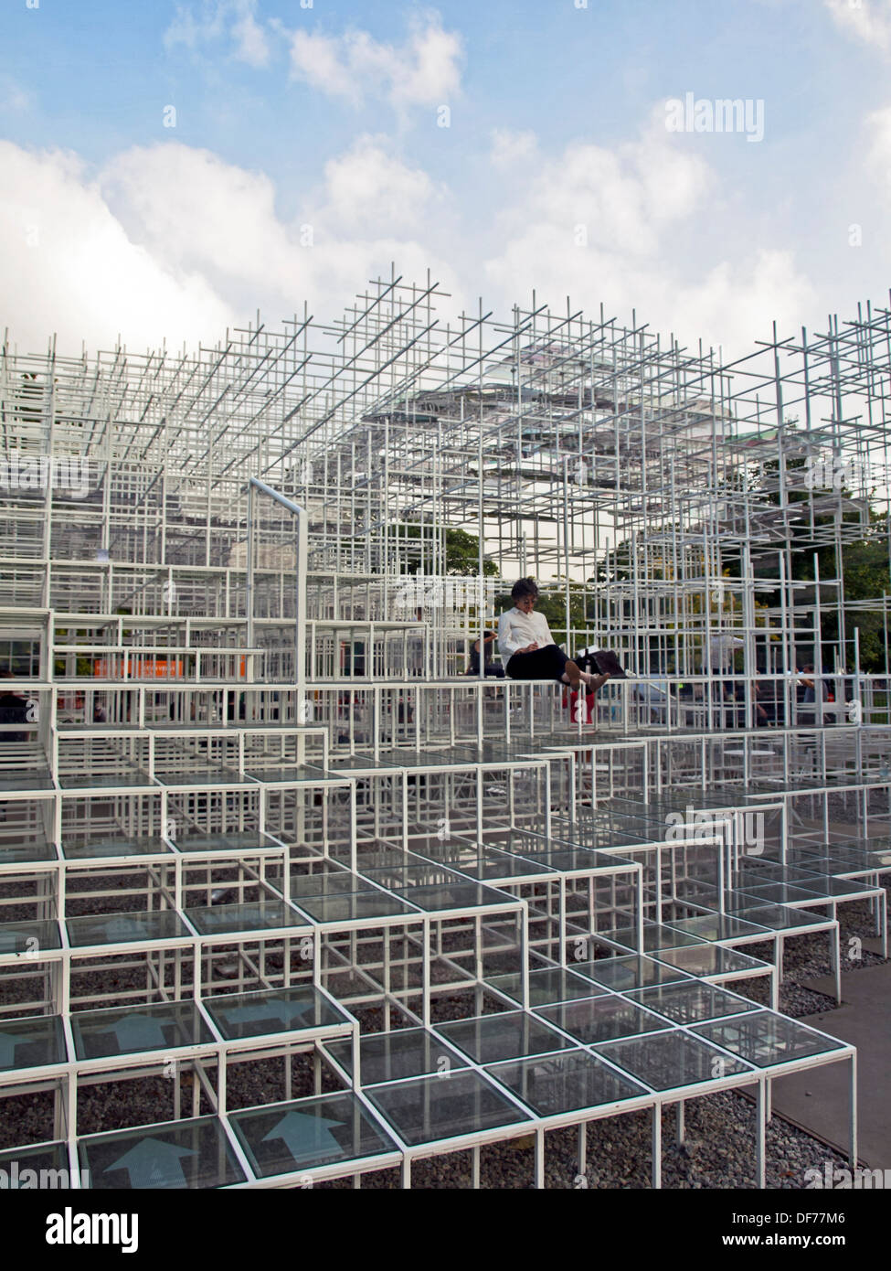 The 2013 temporary pavilion by Japanese artist Sou Fujimoto at the