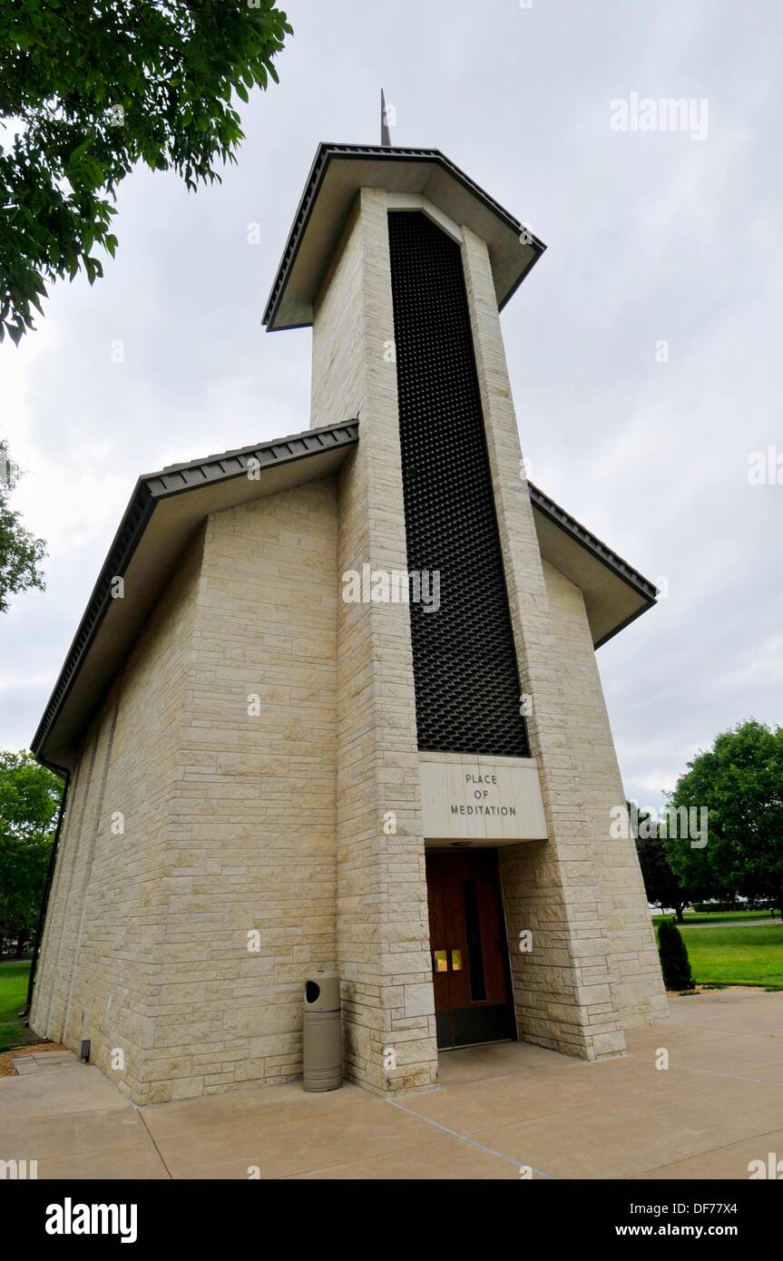 Eisenhower Center Abilene Kansas Stock Photo Alamy