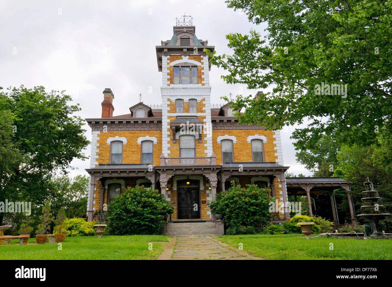 Lebold Mansion Abilene Kansas Stock Photo Alamy