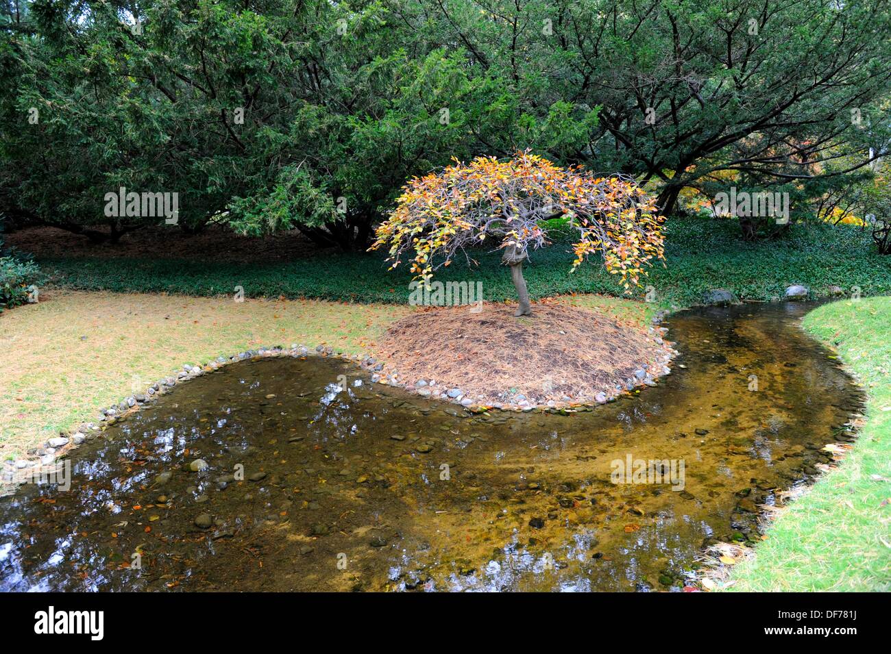 Dow Gardens Midland Michigan Popular Tourist Attraction Stock