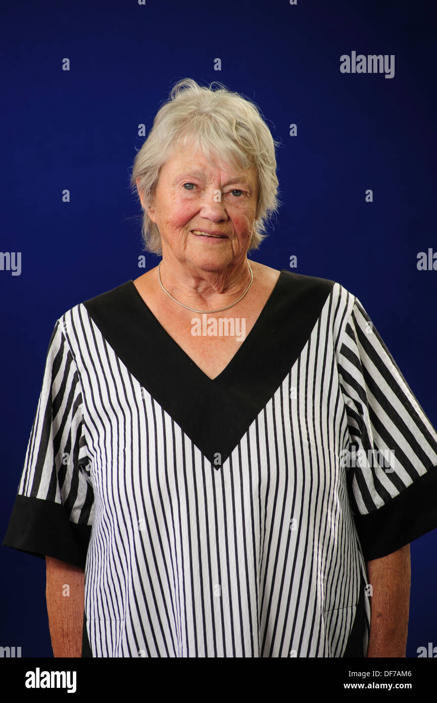 Maj Sjowall, Swedish author and translator, attending at the Edinburgh International Book Festival, Wednesday 14th August 2013. Stock Photo