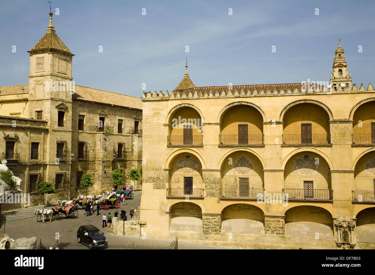 Great Mosque and Bishop´s Palace, Cordoba. Andalusia, Spain Stock Photo ...