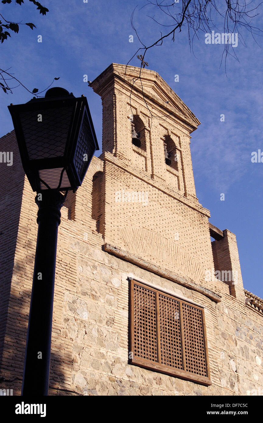 El Tránsito synagogue. Toledo old city. Spain. Stock Photo