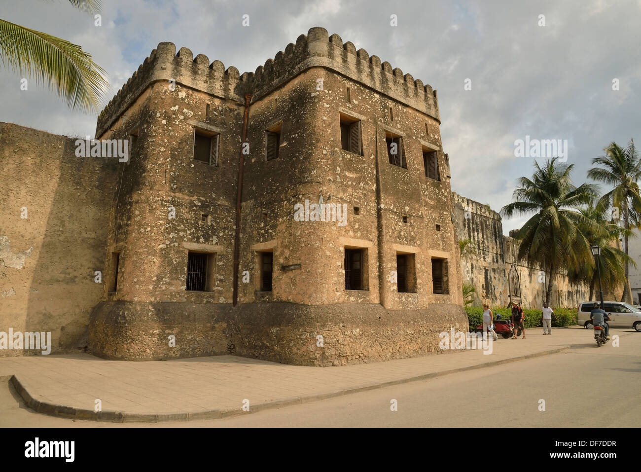 Old fort, Stone Town, Zanzibar City, Zanzibar, Tanzania Stock Photo