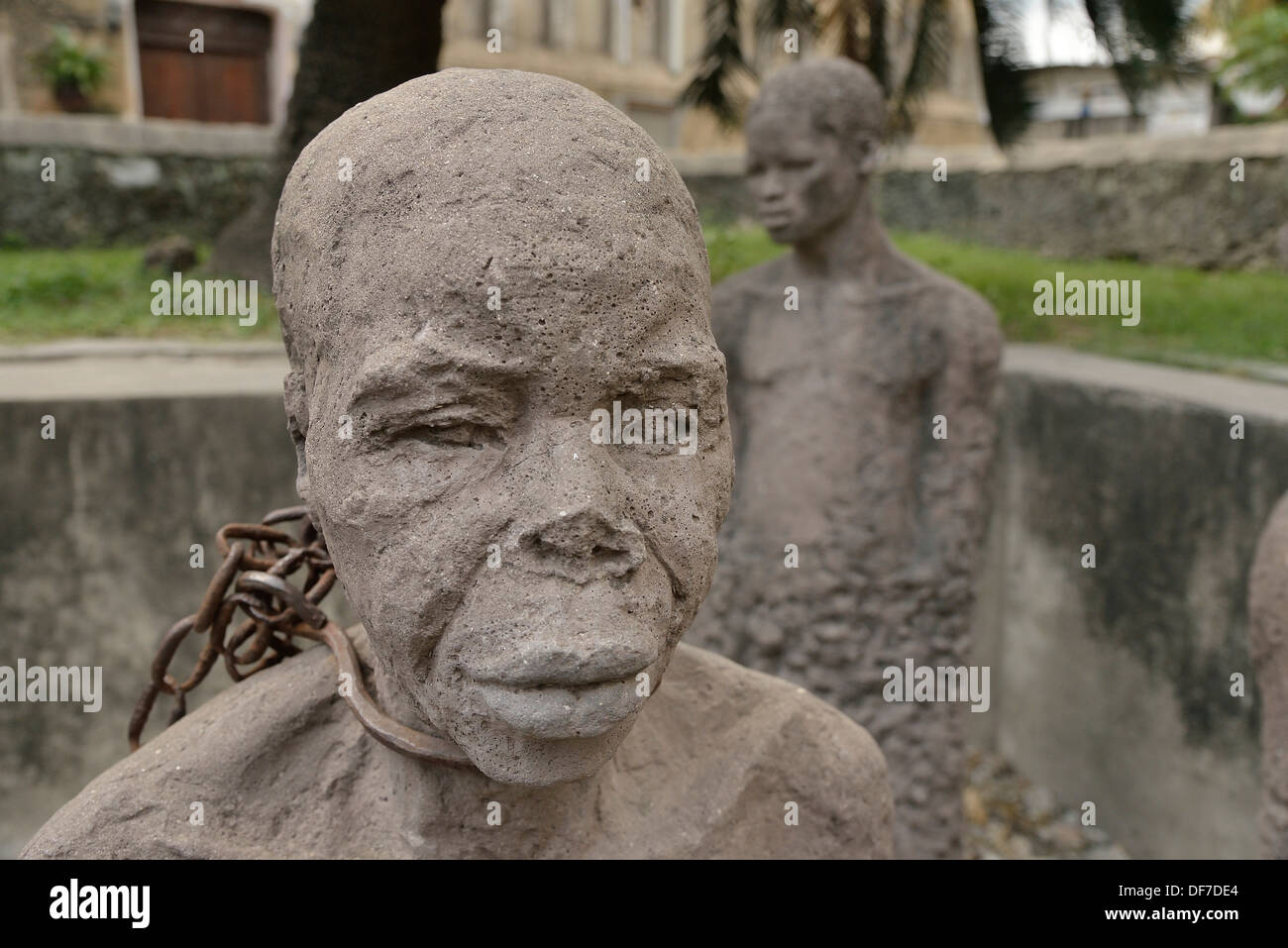 Slave Memorial by Carla Sornas, Stone Town, Zanzibar City, Zanzibar, Tanzania Stock Photo