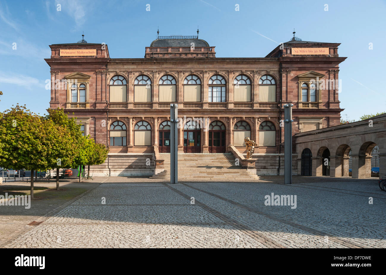New Museum, 1869, building for art exhibitions, Weimar, Thuringia, Germany Stock Photo