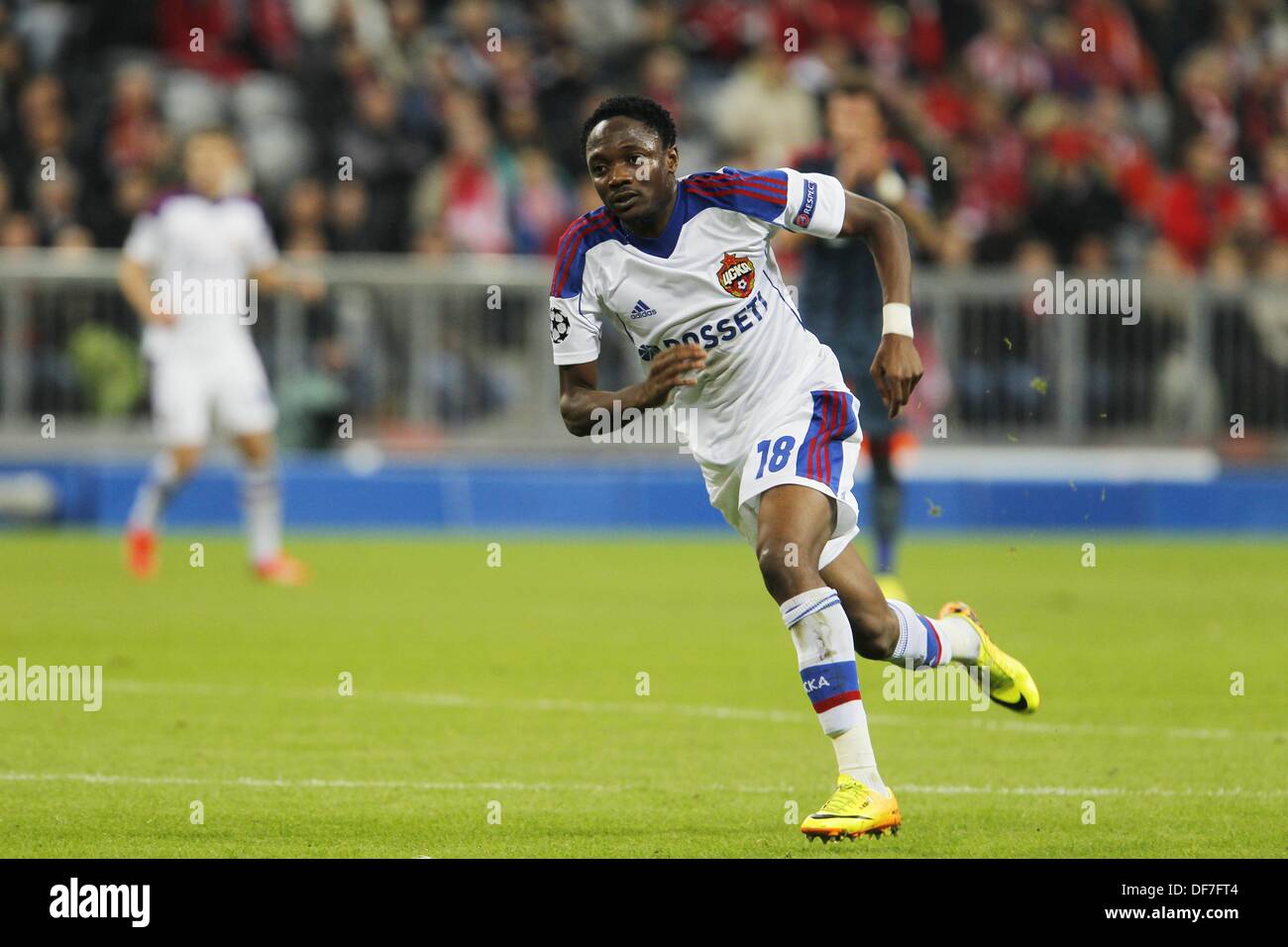 Ahmed Musa (CSKA Moscow), SEPTEMBER 17, 2013 - Football / Soccer : UEFA Champions League match between Bayern Munchen and CSKA Moscow at the Allianz Arena in Munich, Germany, September 17, 2013. (Photo by AFLO) Stock Photo