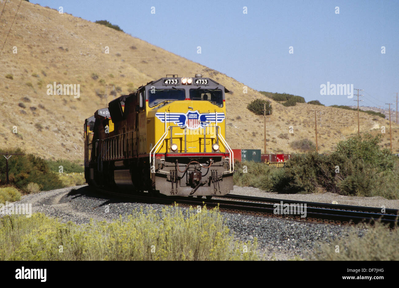 Union Pacific Train Yellow High Resolution Stock Photography and Images ...