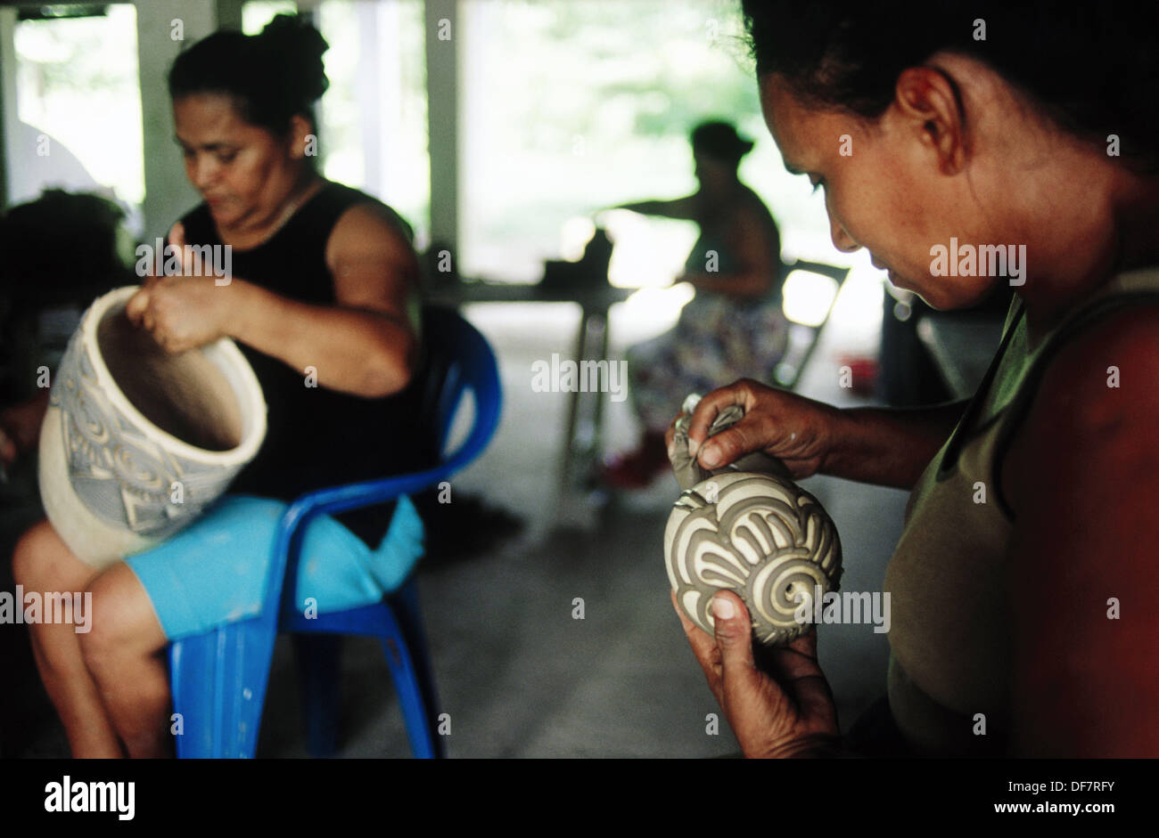 Lenca pottery in La Arada. Honduras Stock Photo Alamy