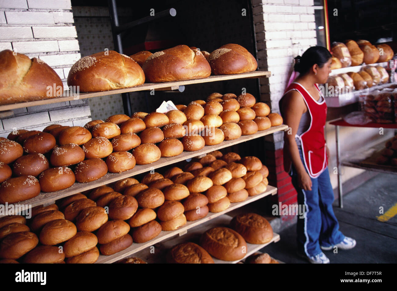 Bread. Oaxaca market. Mexico Stock Photo Alamy