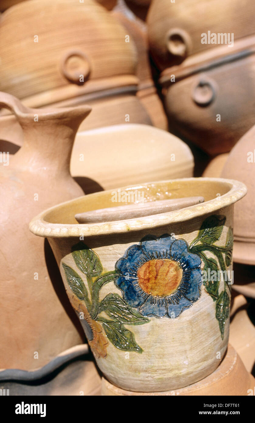 Clay pottery. Oaxaca. Mexico Stock Photo - Alamy