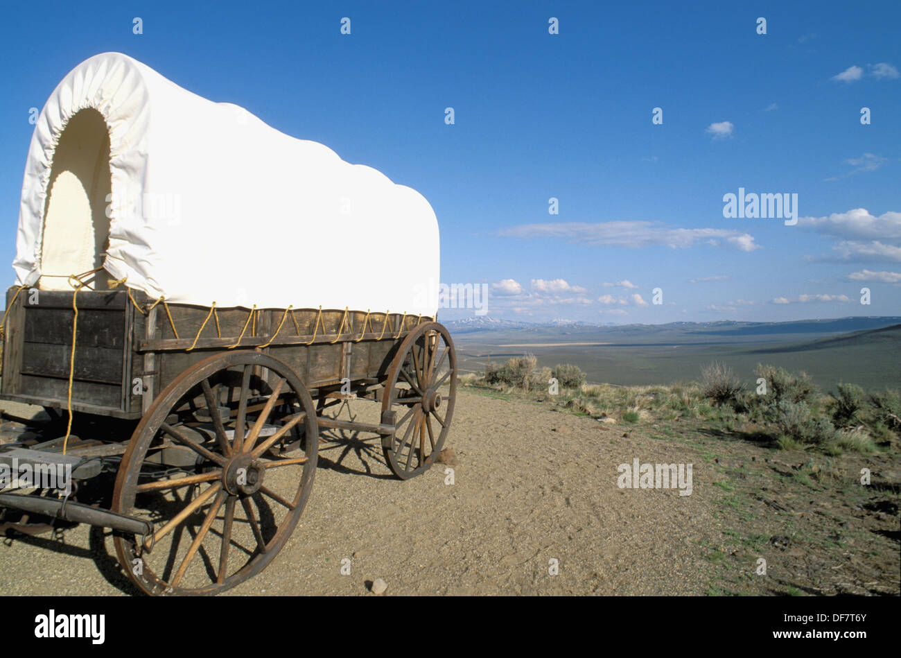Conestoga wagon at the National Historic Oregon Trail Interpretive