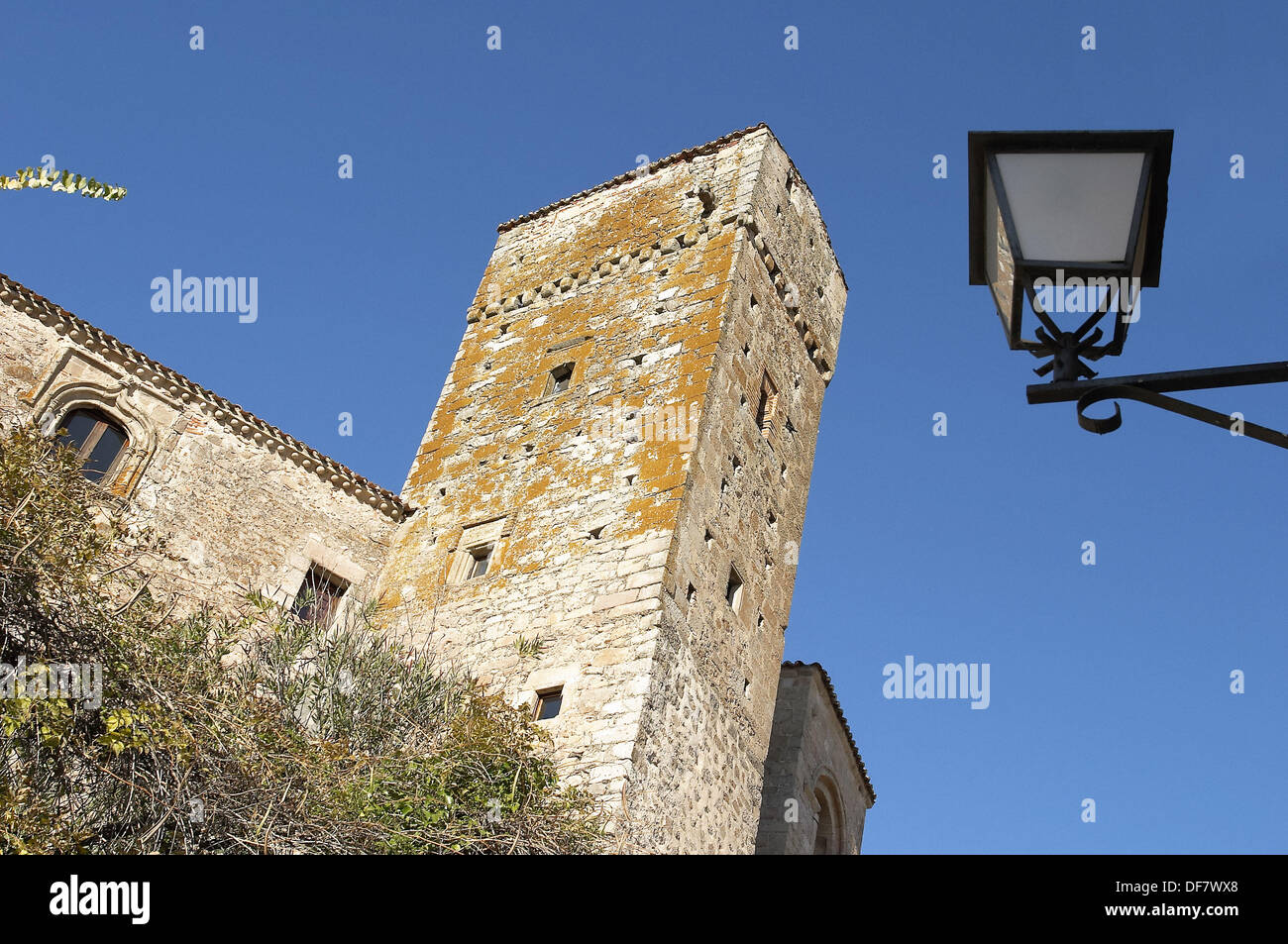 Alcazar de los Chaves where Catholic Monarchs stayed, Trujillo. Cáceres province, Extremadura, Spain Stock Photo