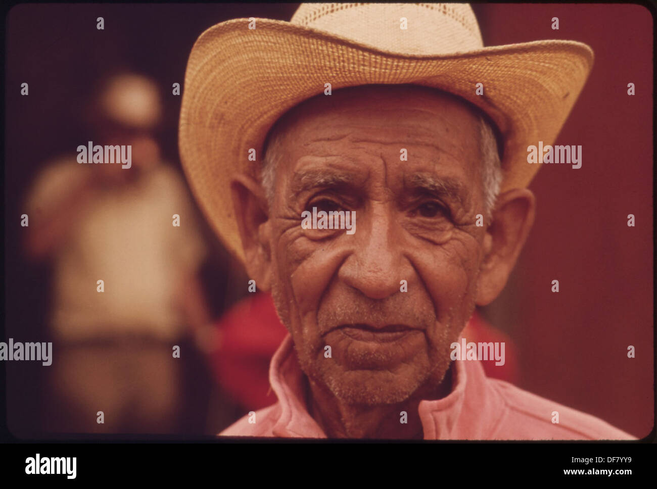 RANCH HAND WHO WORKS IN THE AREA NEAR LEAKEY, TEXAS, NEAR SAN ANTONIO 554857 Landscape Stock Photo