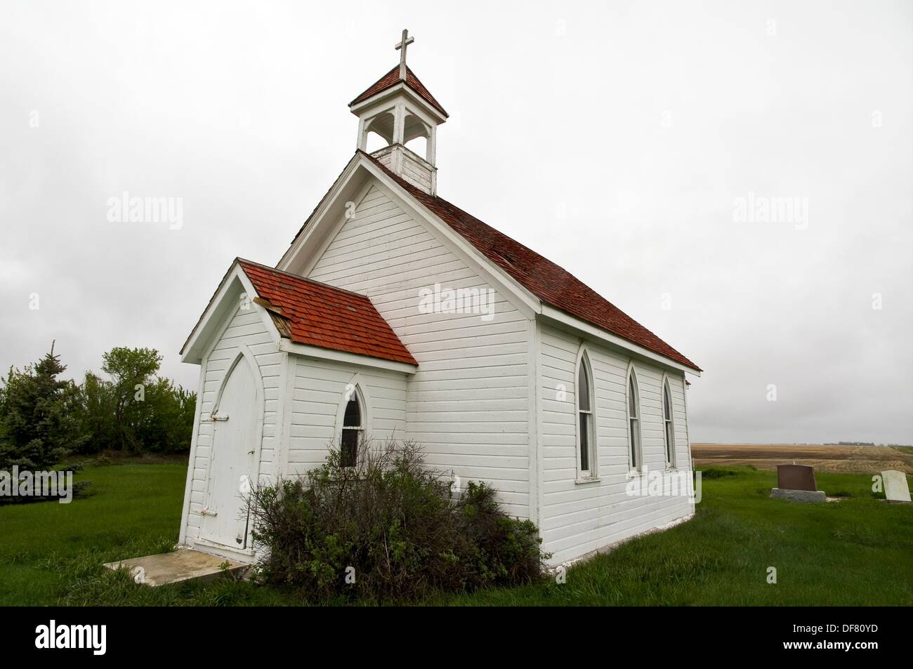 Exterior of St Columba Anglican Church Rural Municipality of Marquis