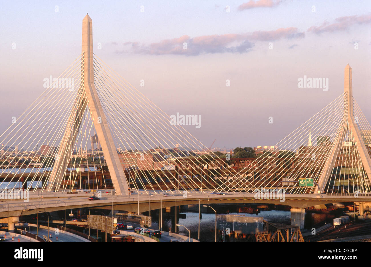 Leonard P. Zakim Bunker Hill Bridge. Boston. Massachusetts. (This
