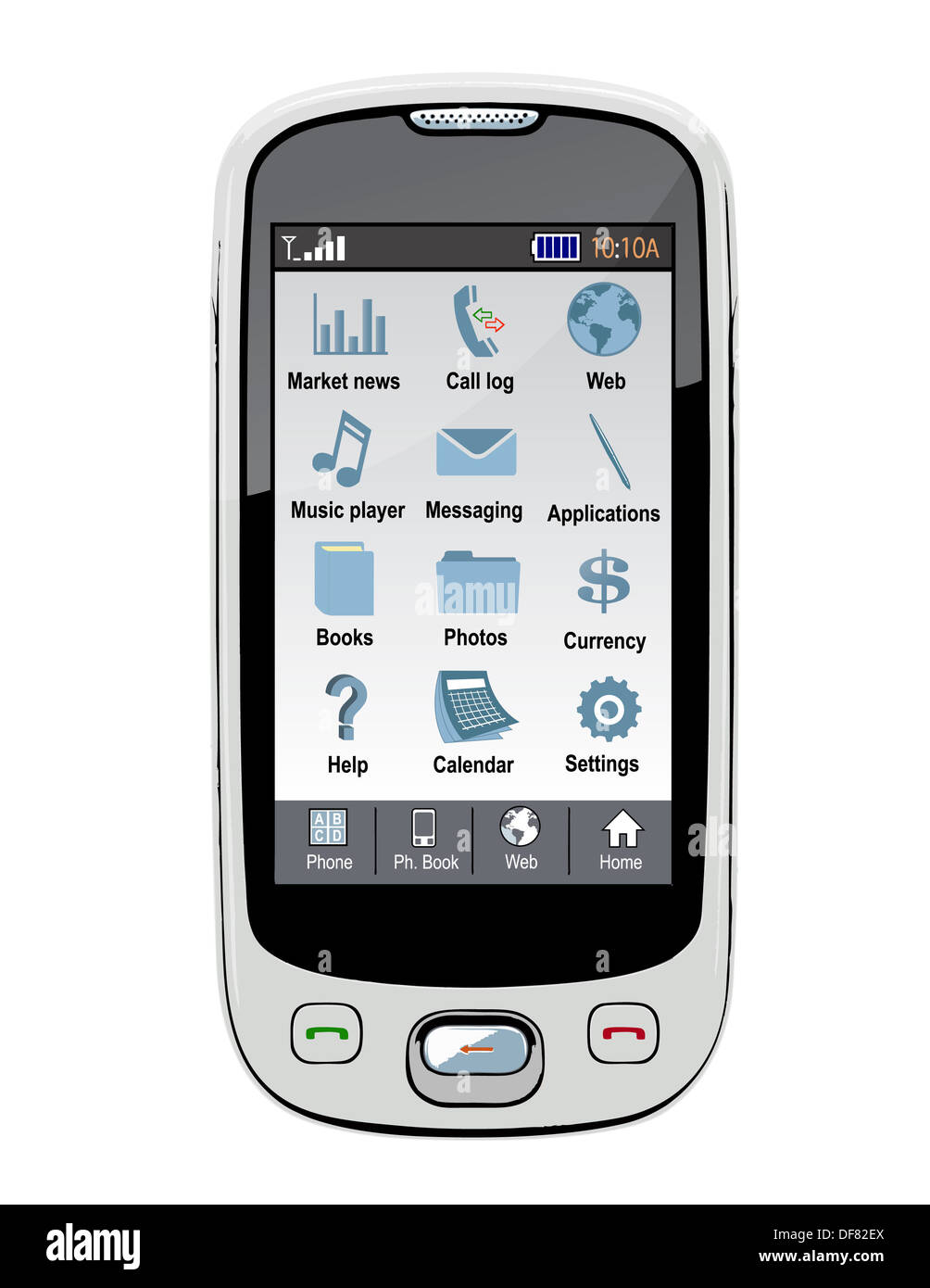 Description Vector cell phone, PDA and Stock Photo Alamy