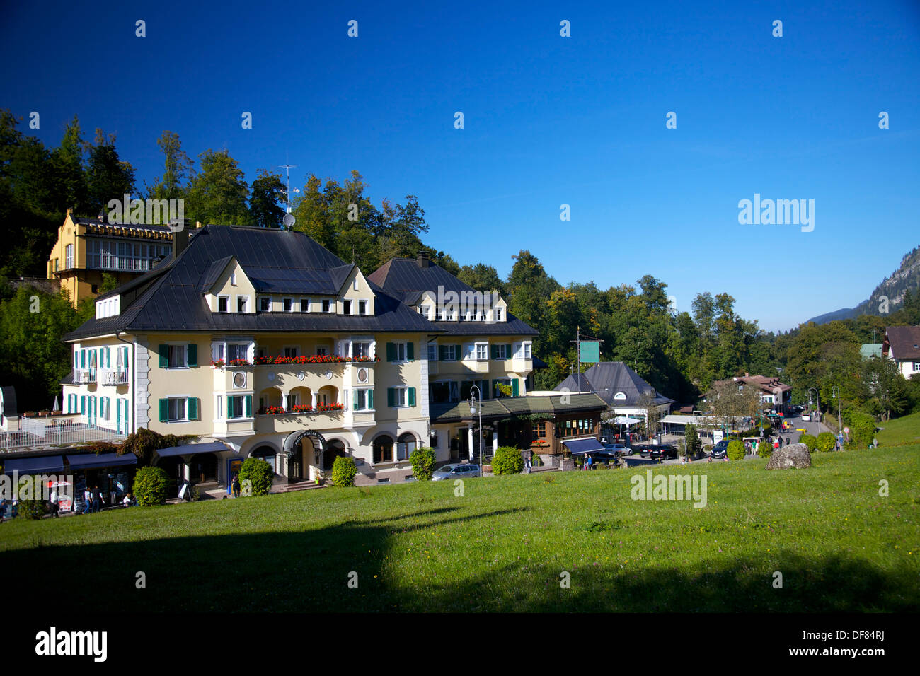 Hohenschwangau, Schwangau, Bavaria, Germany. Stock Photo