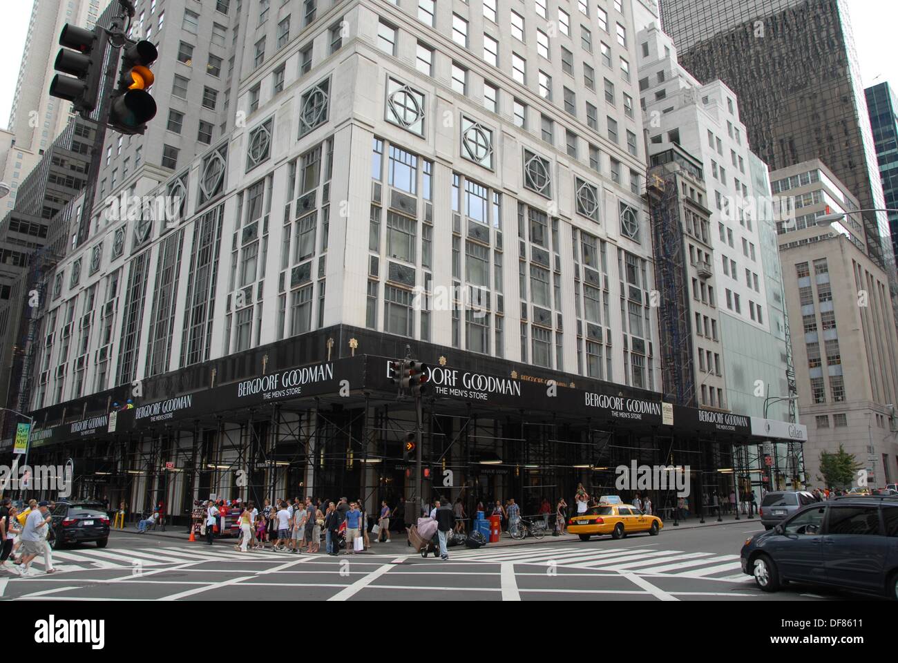 Inside Bergdorf Goodman Flagship store on Fifth Avenue New York
