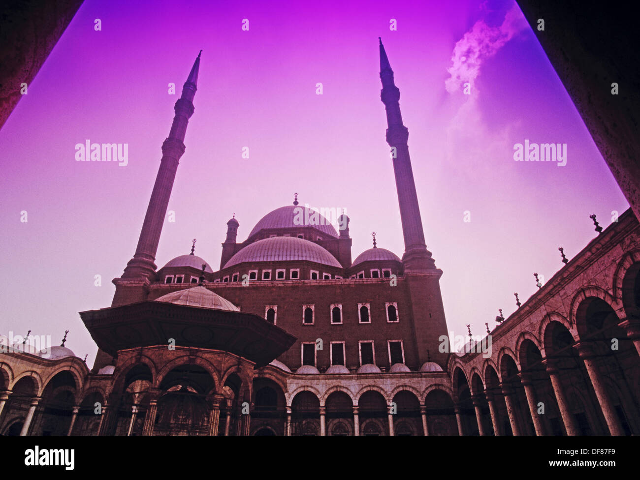 Muhammed Ali Mosque, Cairo. Egypt Stock Photo