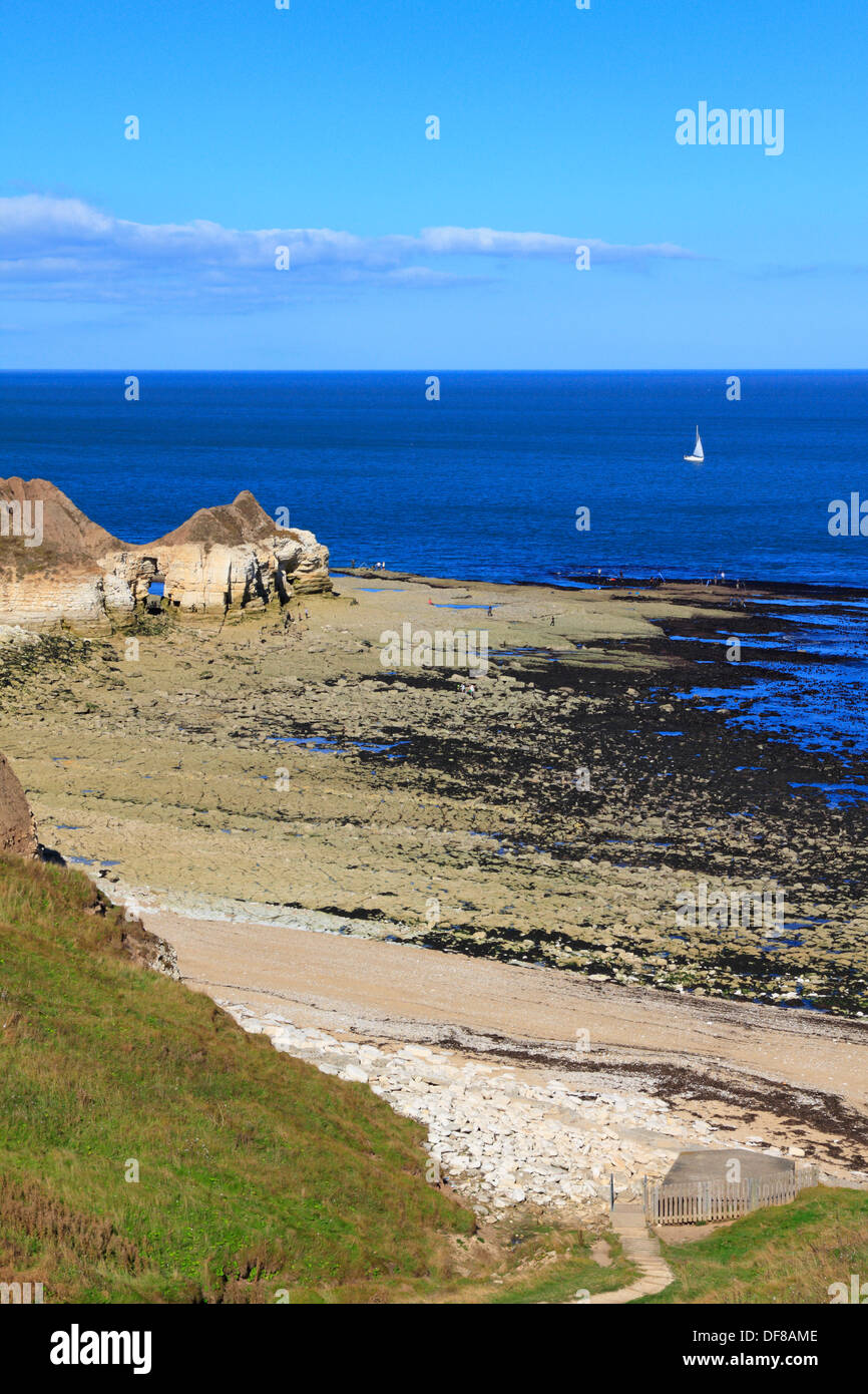 Thornwick Bay, Flamborough Head, East Yorkshire, England, UK Stock Photo Alamy