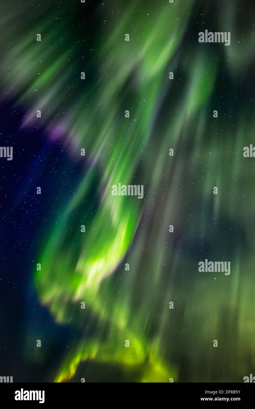 Aurora Borealis or Northern lights, Iceland Stock Photo - Alamy