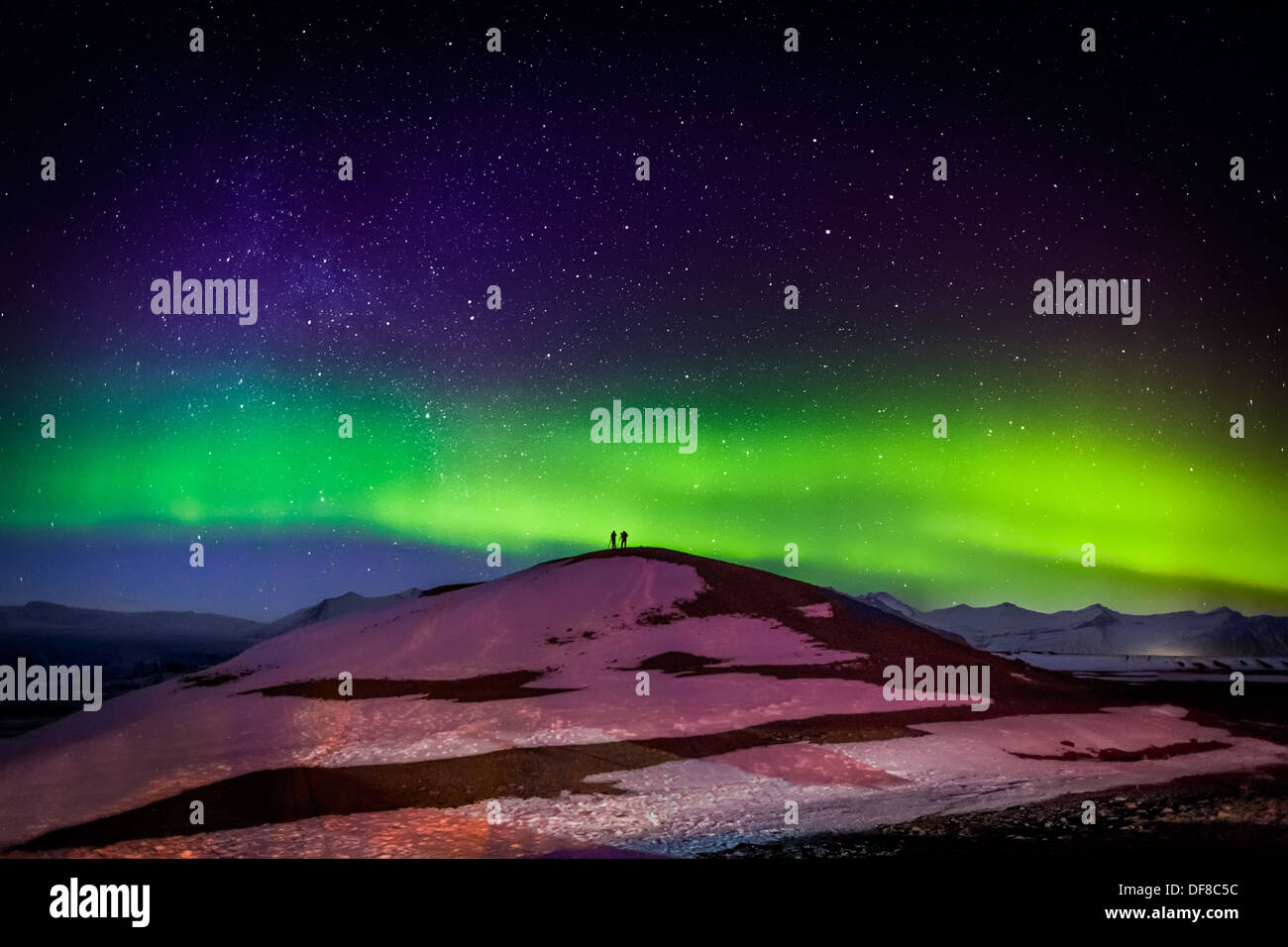 Aurora Borealis Northern lights Iceland Stock Photo - Alamy