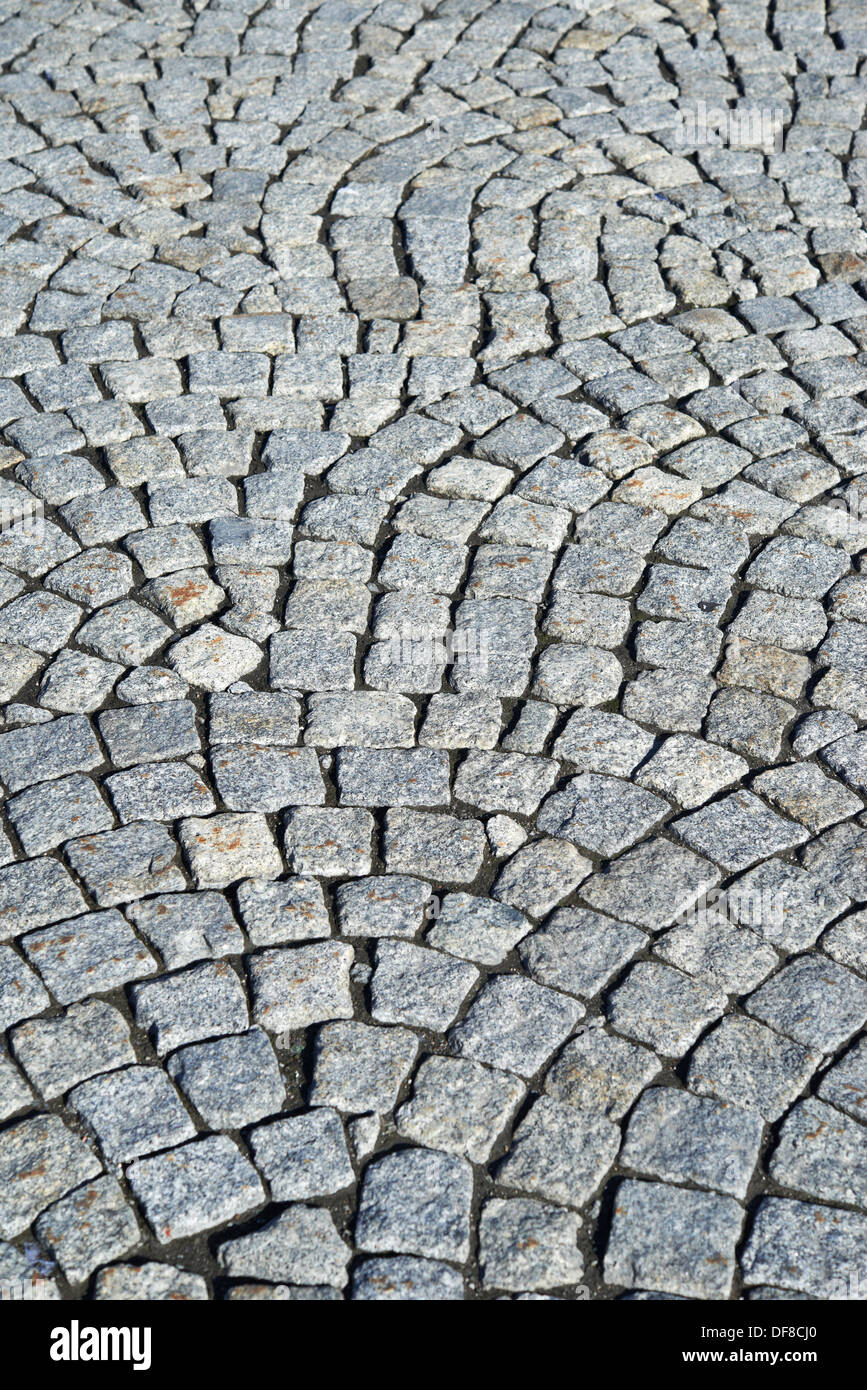 Grey paving stones as background Stock Photo