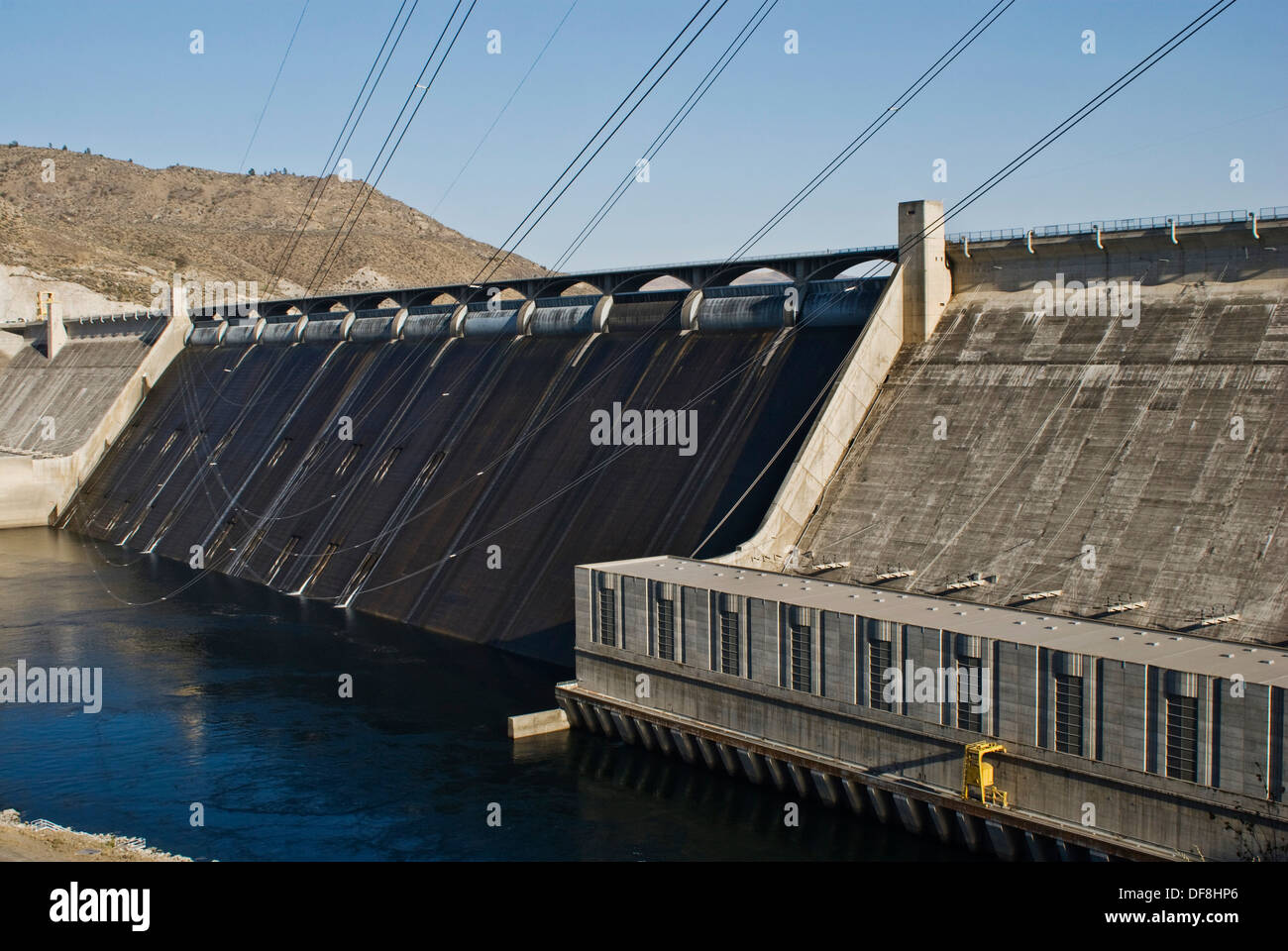 Grand Coulee Dam hydroelectric on upper Columbia River, US Bureau of