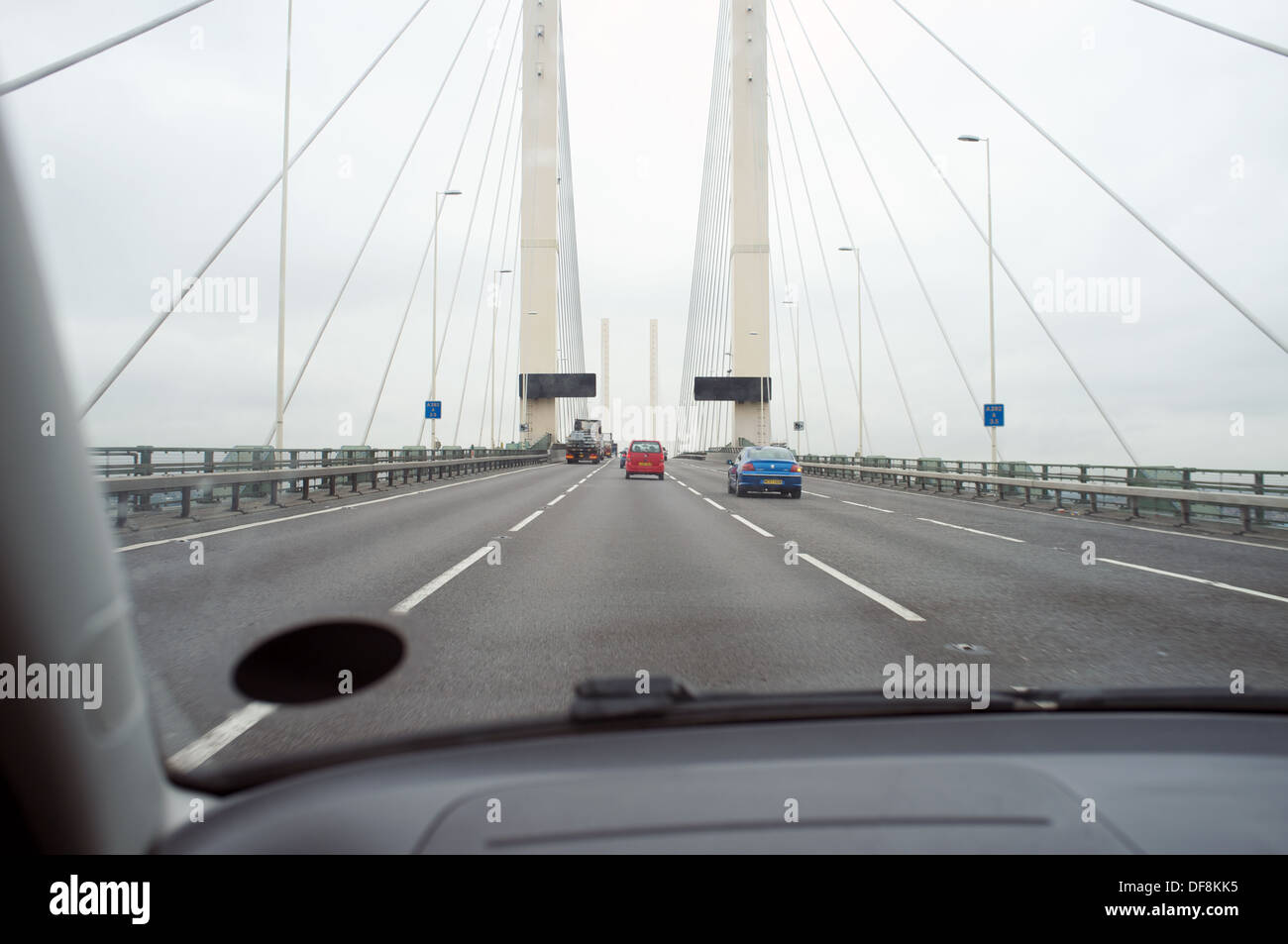 QE2 road bridge M25 Dartford, London, UK Stock Photo Alamy