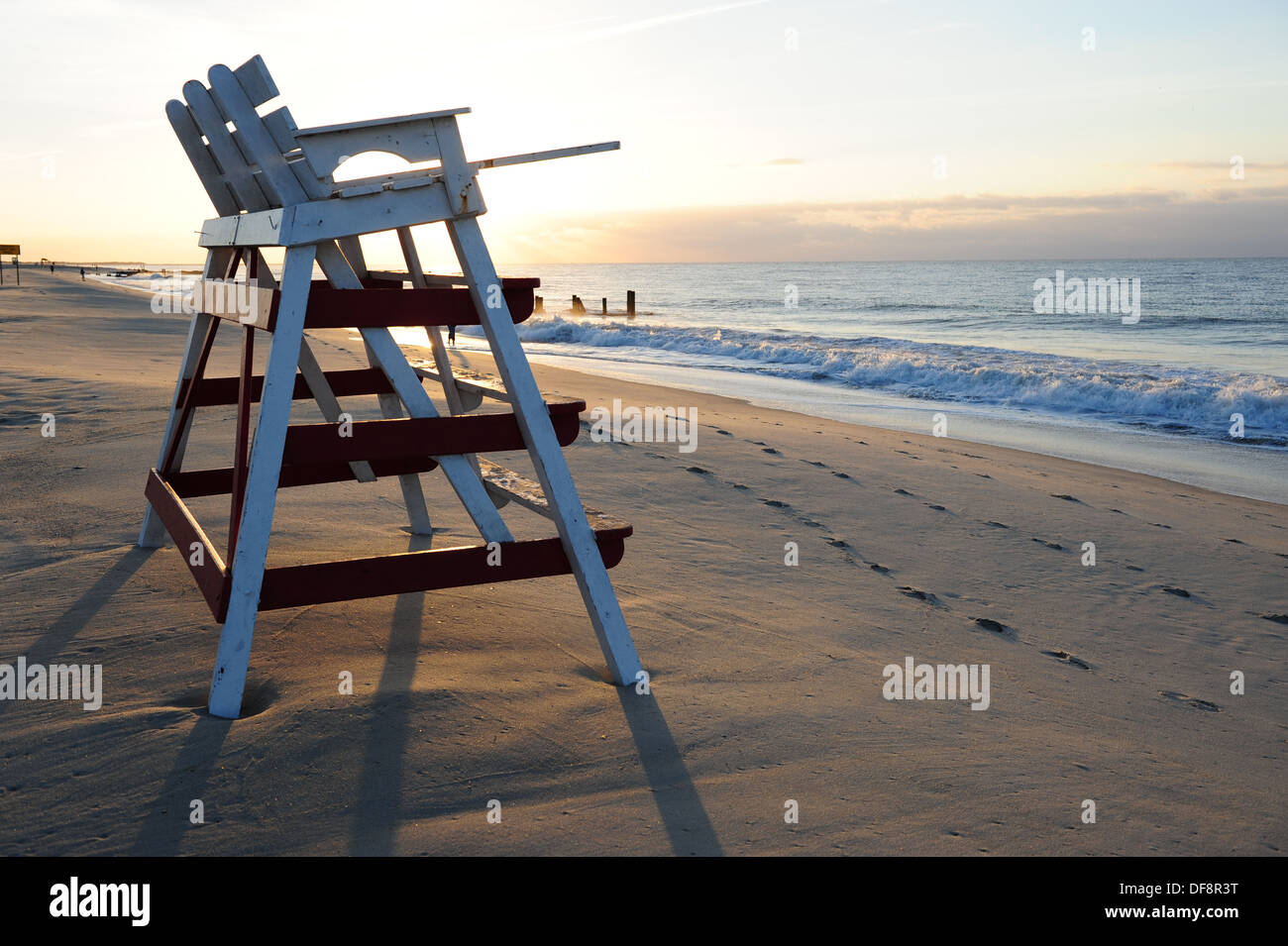 USA Cape May New Jersey NJ N.J. shore beach Atlantic ocean Lifegueard