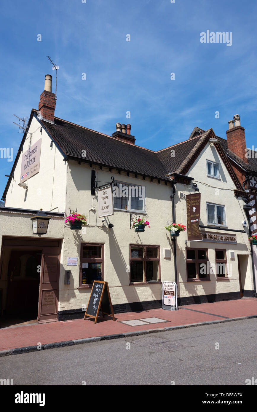 The Horse & Jockey pub, Lichfield, Staffordshire, England Stock Photo