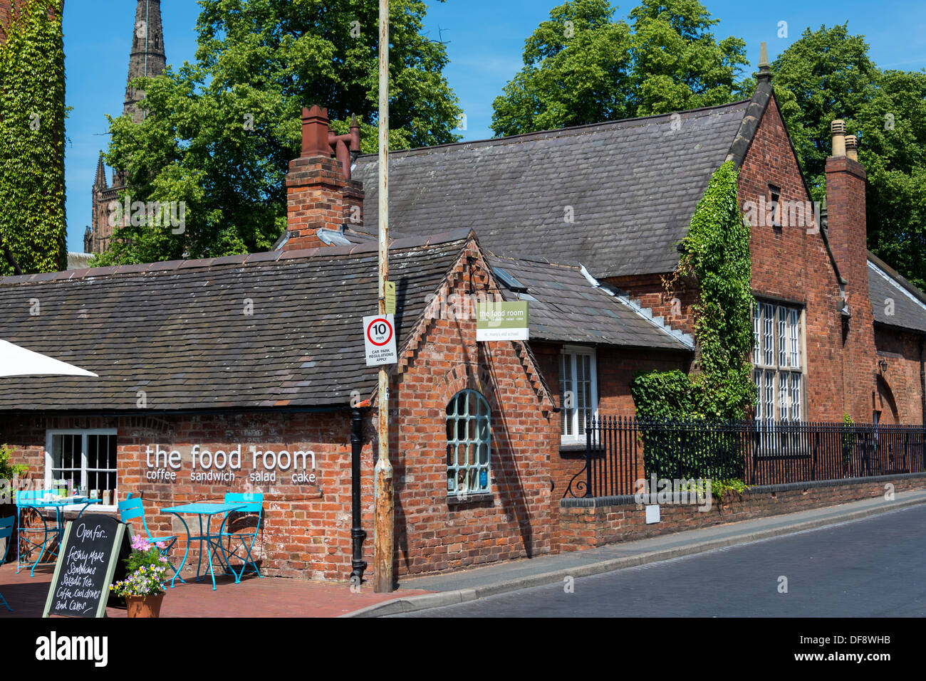 The Food Room Cafe Lichfield Staffordshire England Stock Photo