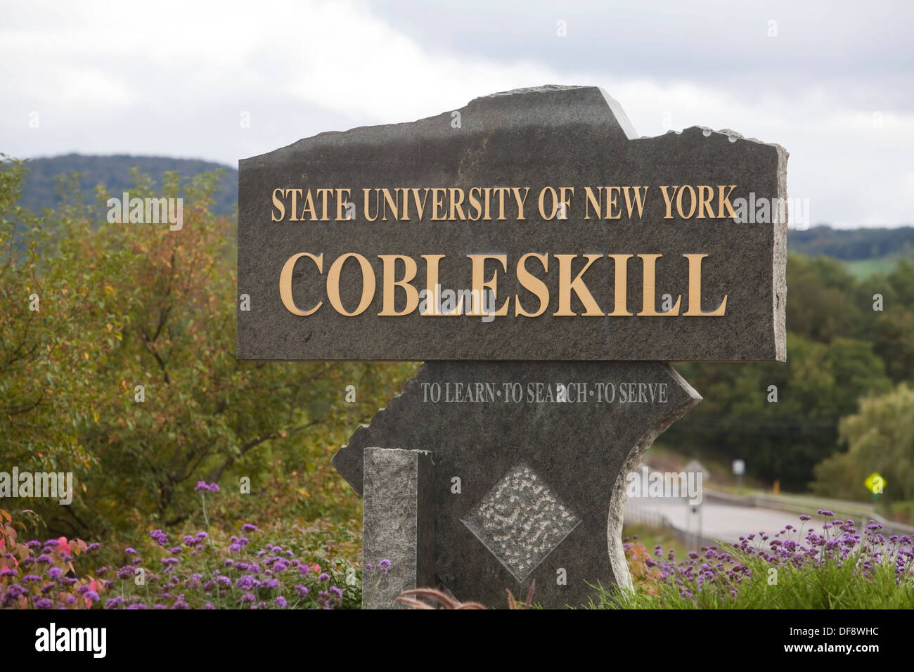 State University of New York at Cobleskill in Cobleskill, NY Stock Photo