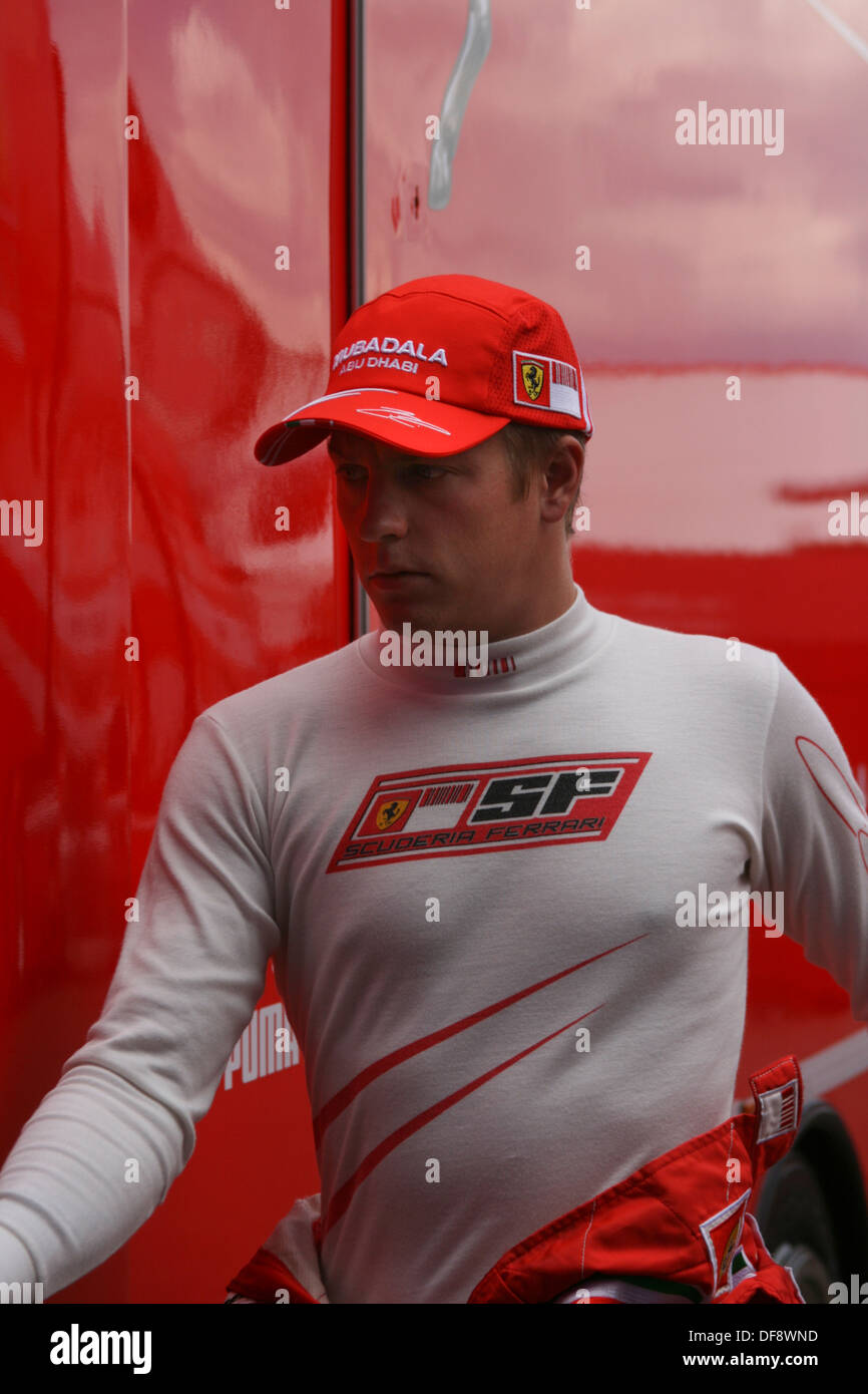 Formula 1 driver Kimi Raikkonen from Finland during formula 1 testing ...