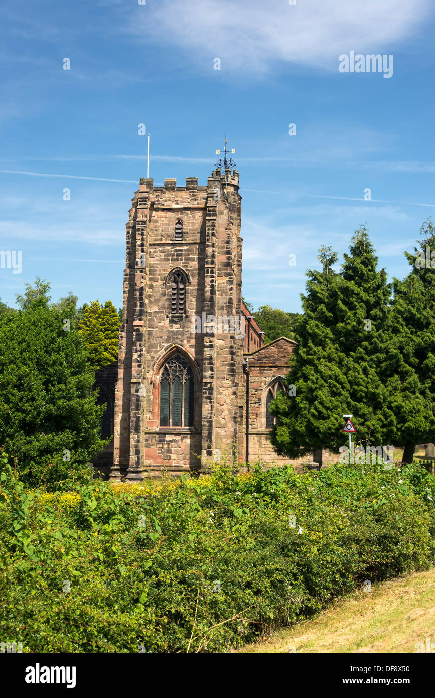 The Parish Church of St Chad, Lichfield, Staffordshire, England Stock