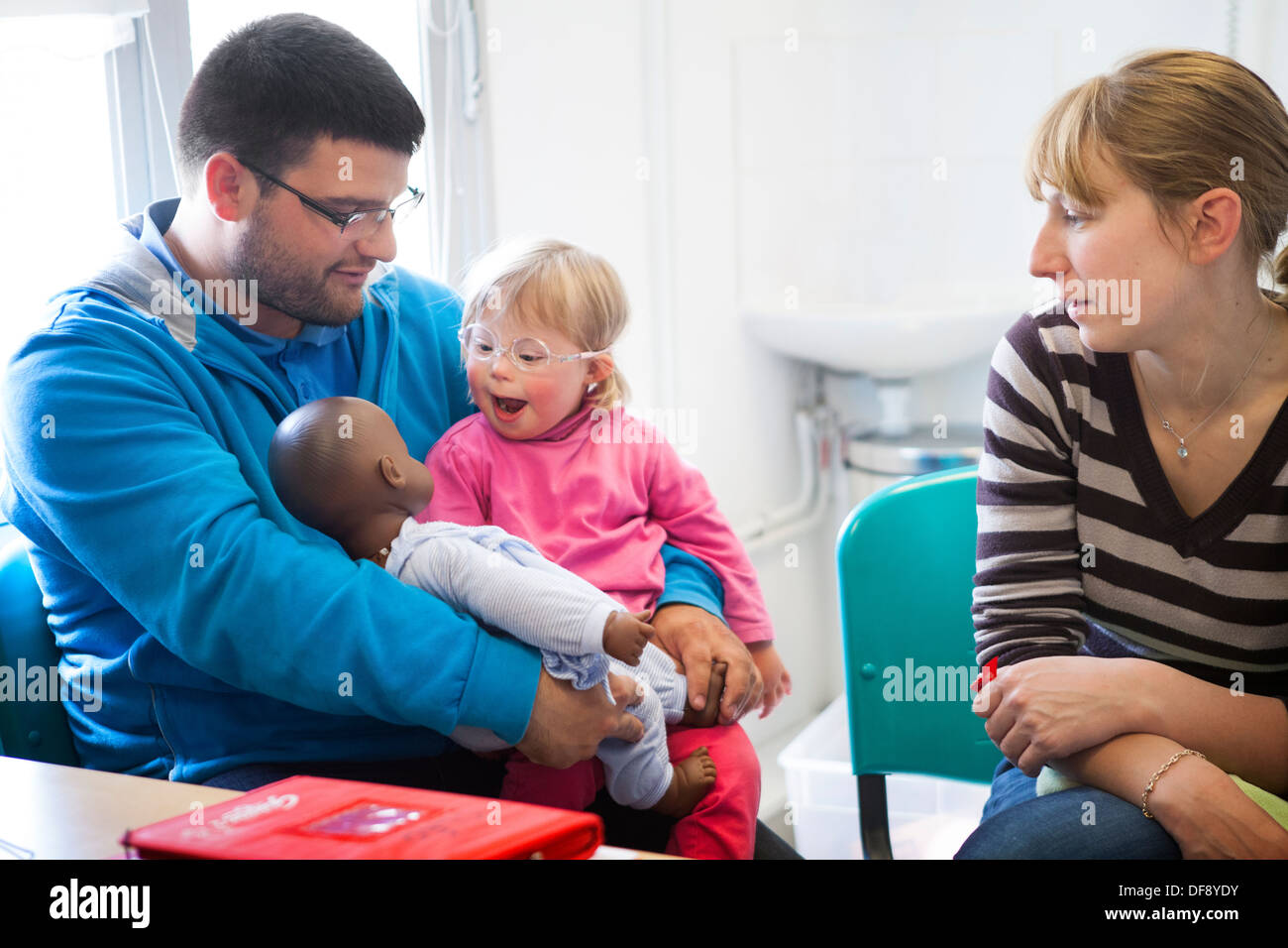 CHILD, DOWN'S SYNDROME Stock Photo Alamy