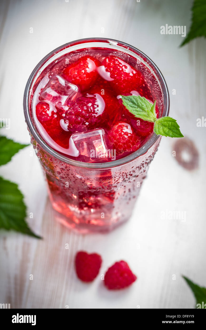 Red cherry glass juice hi-res stock photography and images - Alamy
