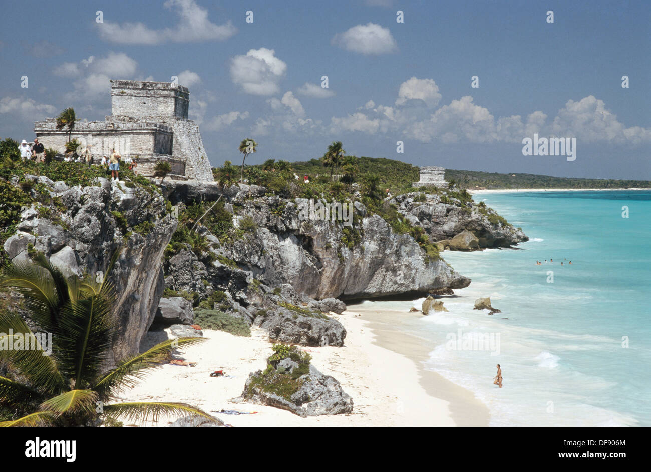 Mayan ruins. Tulum (built between 1200 and 1524). Yucatan. Mexico