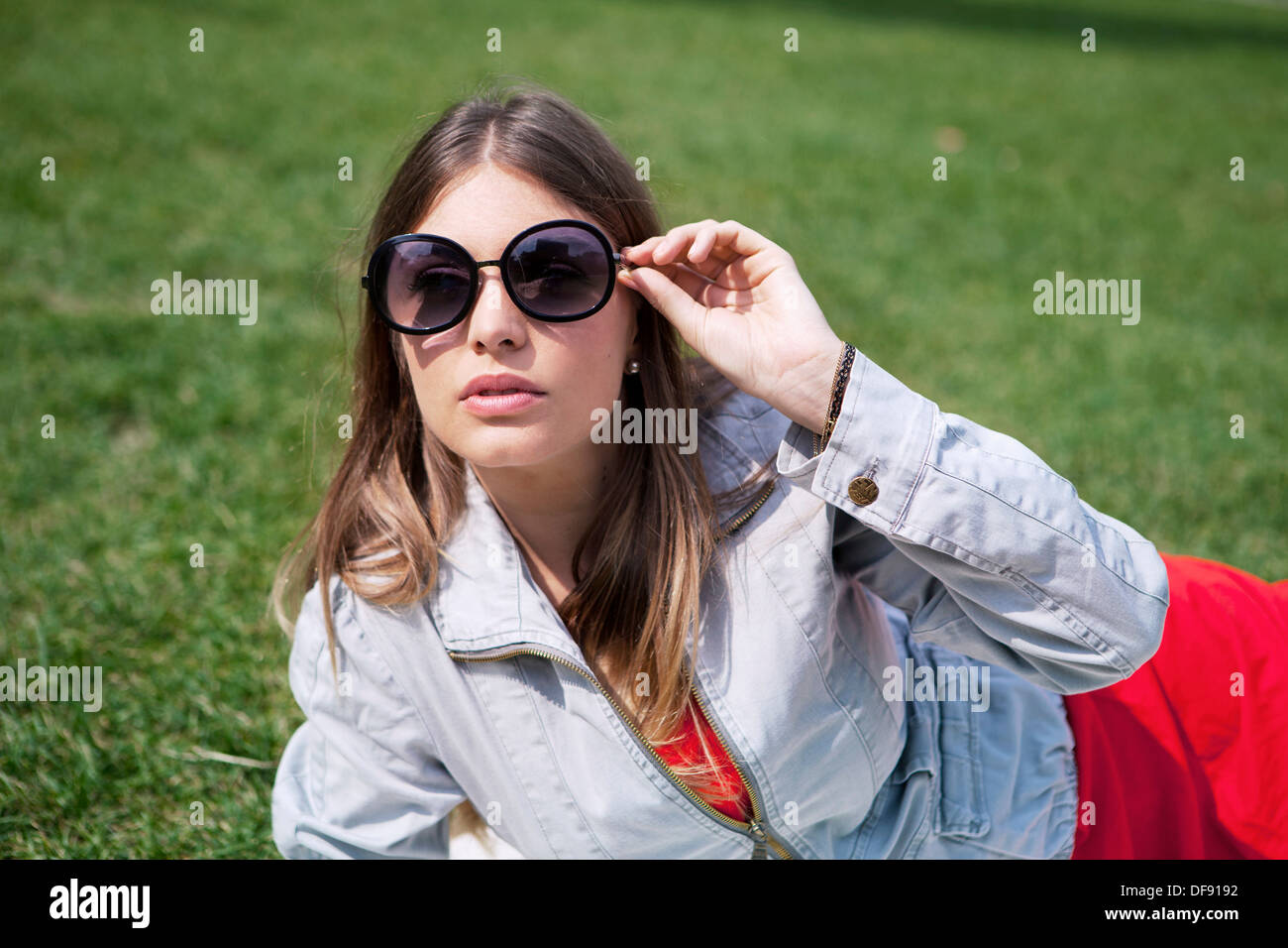 Mature lady outdoors sun hi-res stock photography and images - Alamy