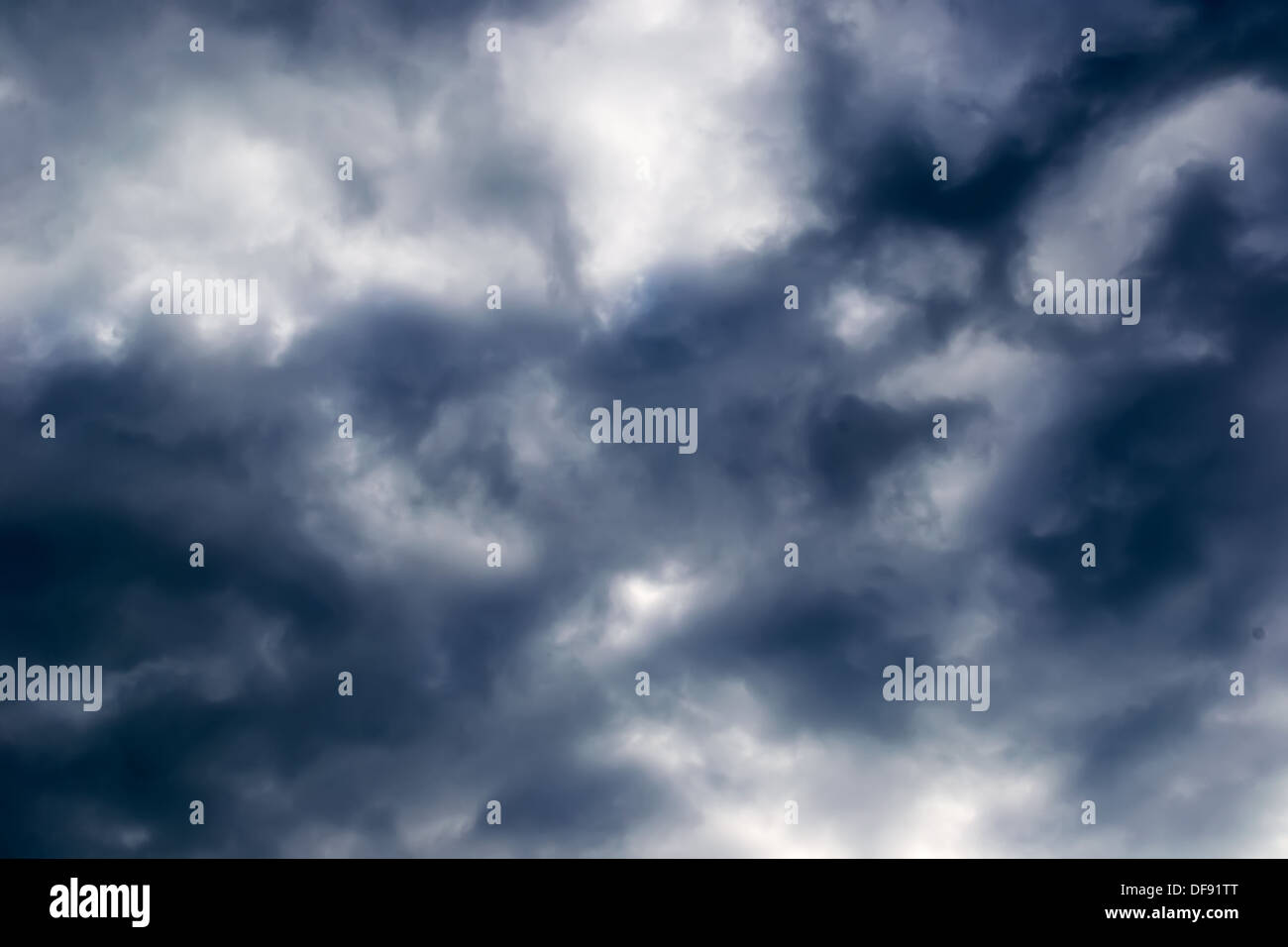 Storm clouds and blue sky before the rain Stock Photo - Alamy