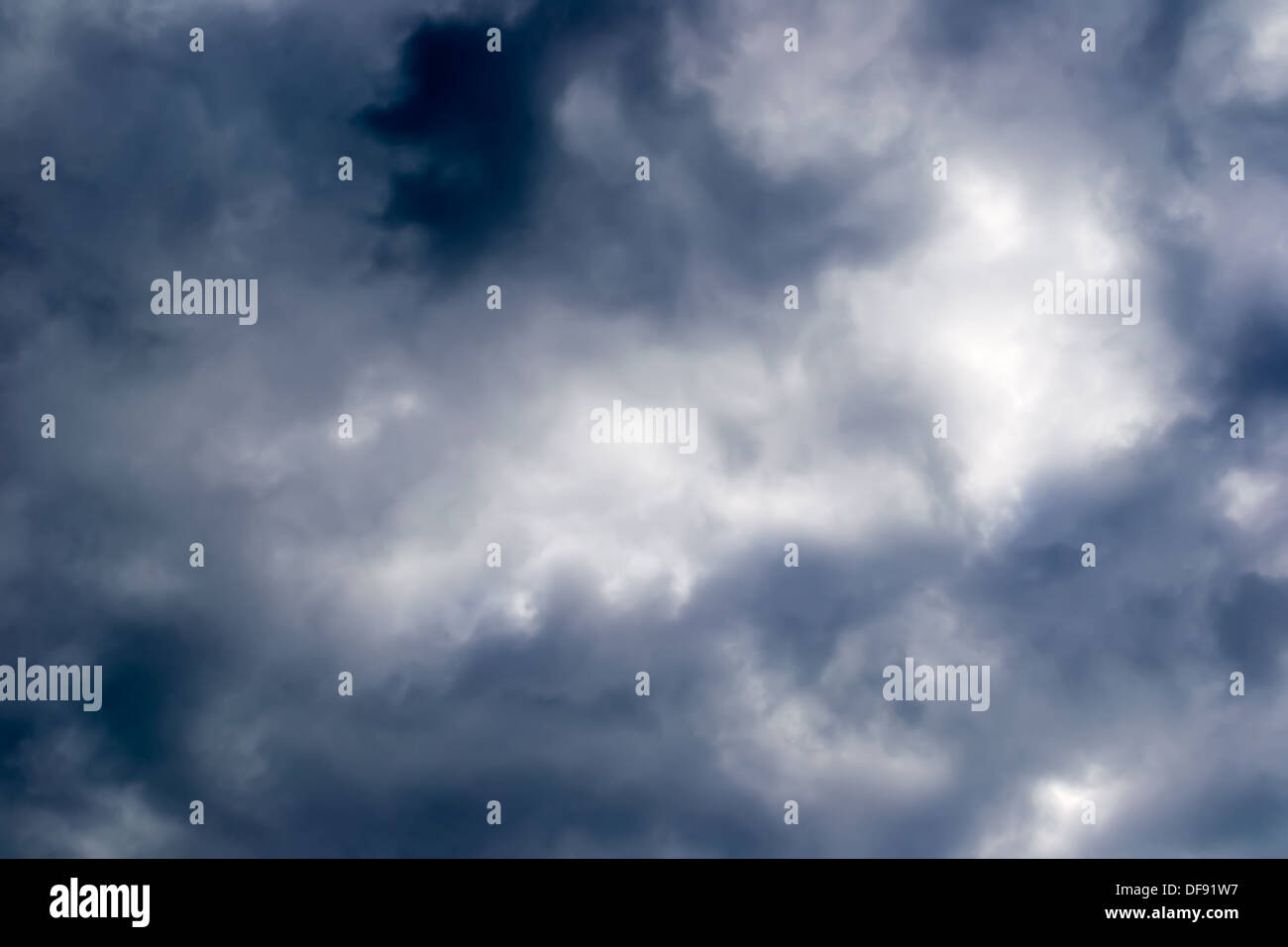 Storm clouds and blue sky before the rain Stock Photo - Alamy