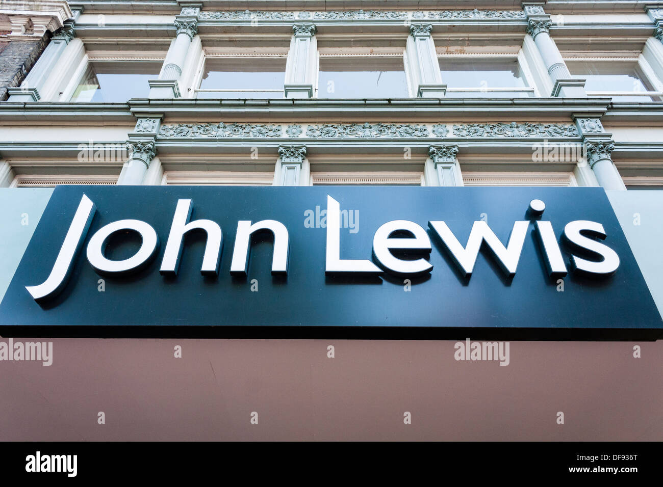 John Lewis department store sign Stock Photo Alamy