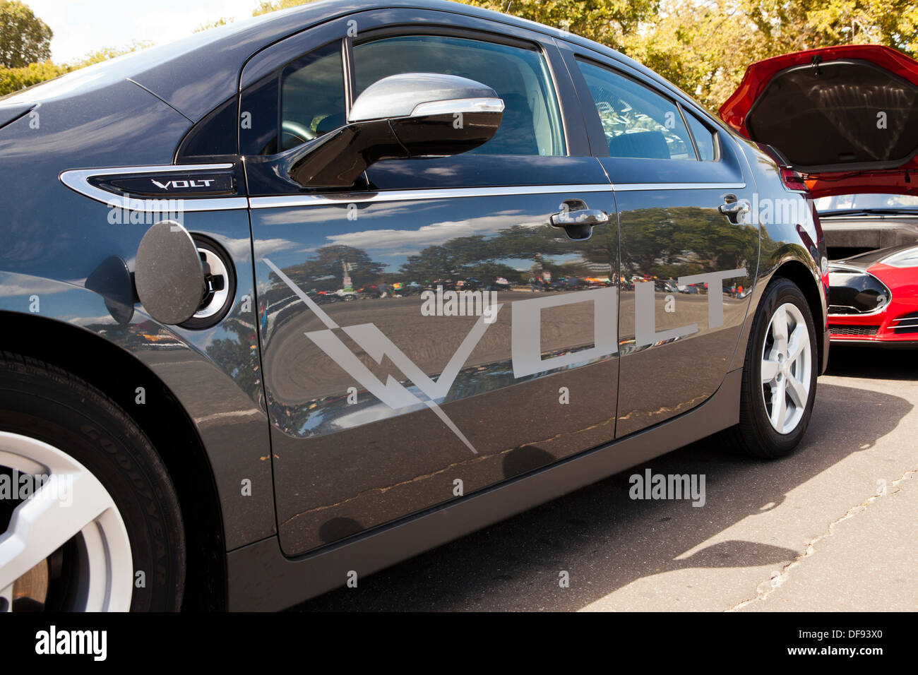 Chevy Volt electric hybrid car Stock Photo