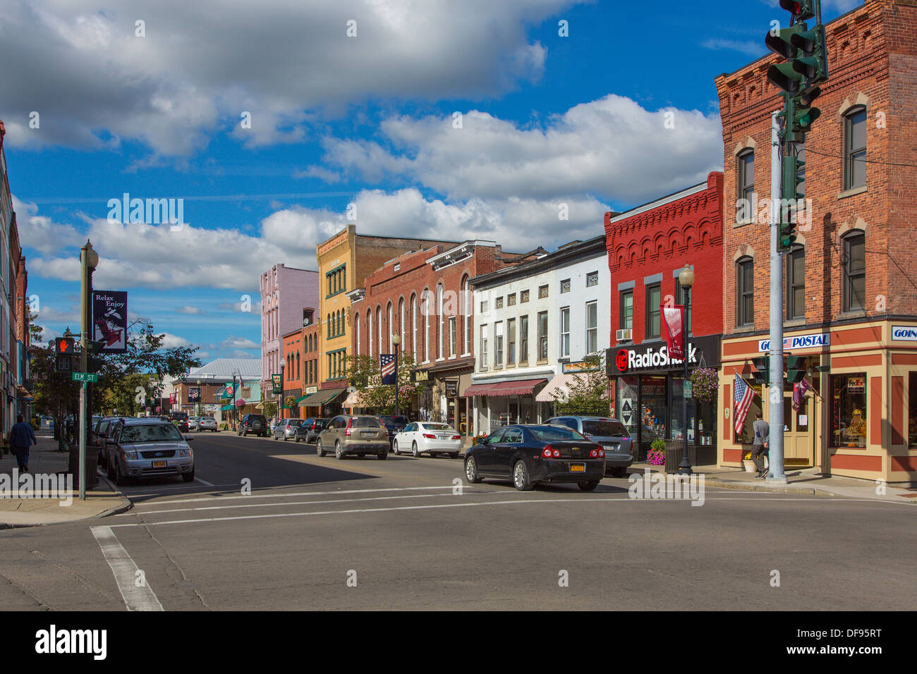 Main Street in town of Penn Yan in the Finger Lakes region of New Stock Photo 61053100 Alamy
