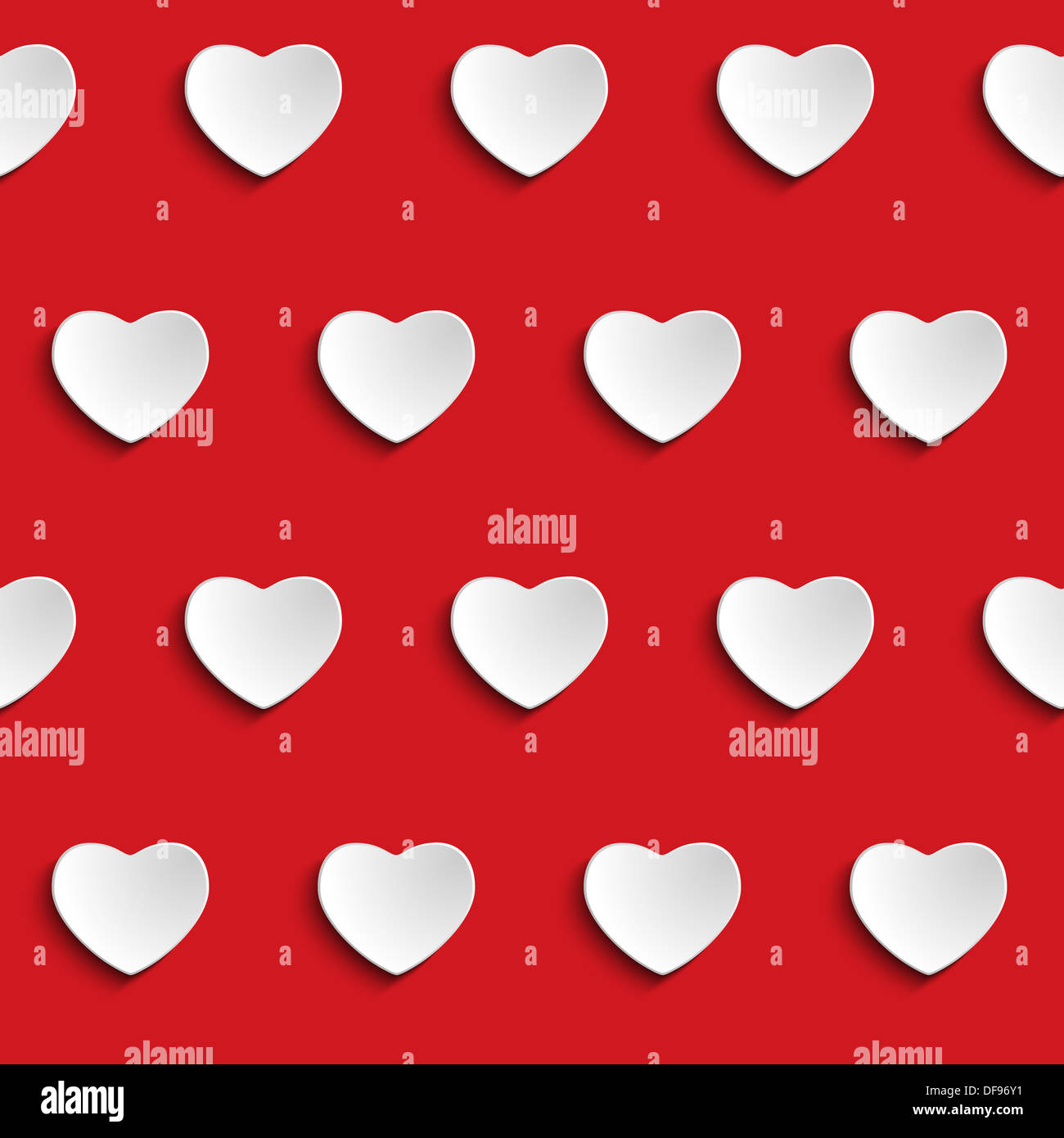 Valentine Day Heart Seamless Pattern Background Vector Stock Photo - Alamy