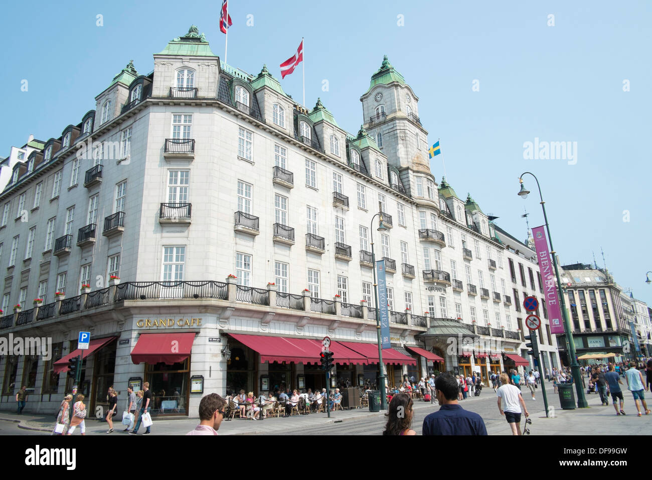 The Grand Hotel, Oslo, Norway Stock Photo Alamy