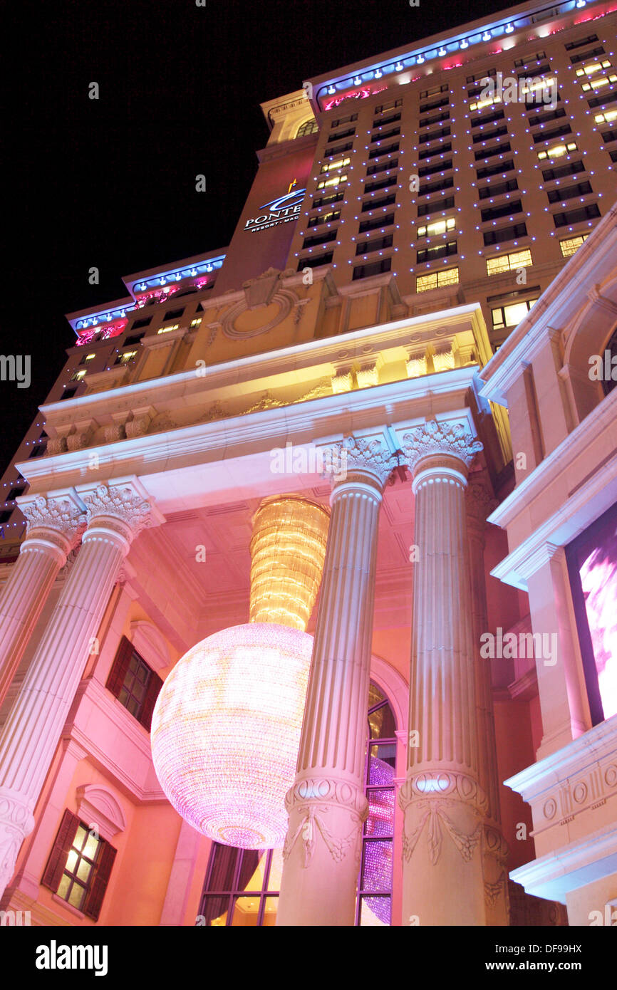 The Crystal Ball Hanging Over The Entrance Of Hotel Sofitel - 