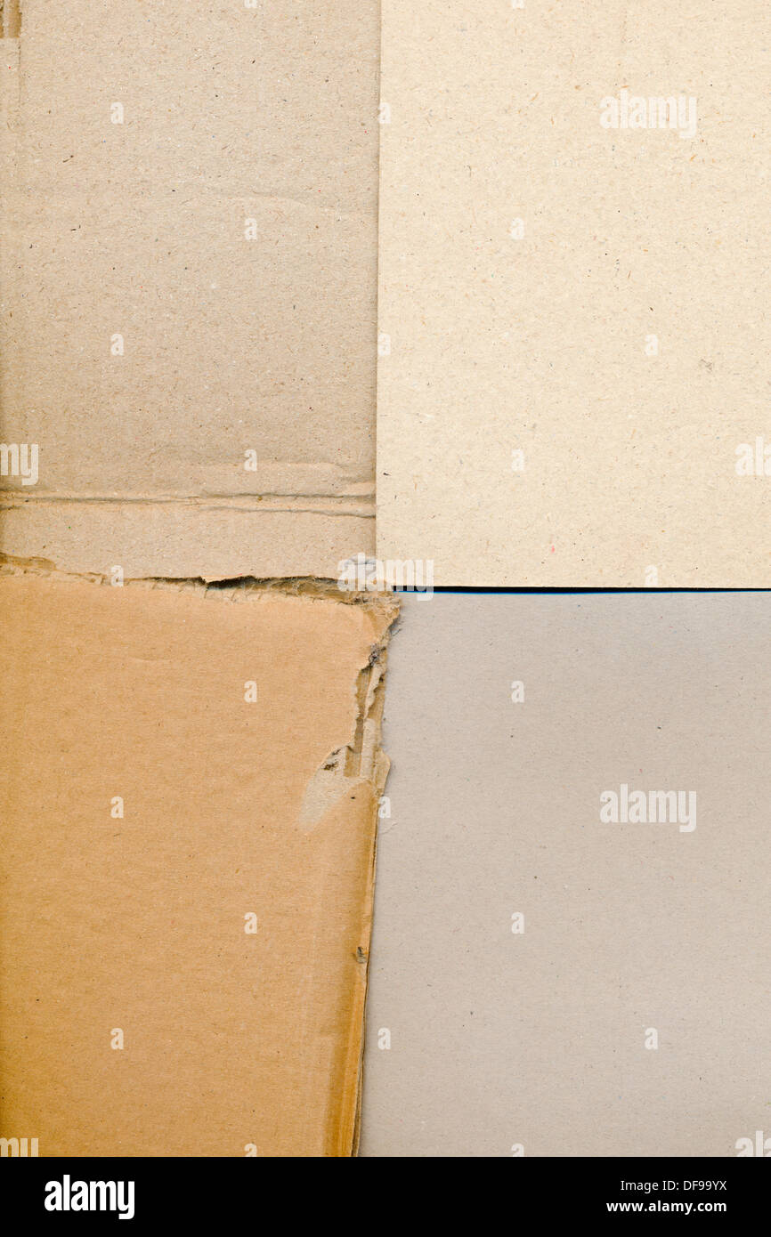 corrugated paper Stock Photo